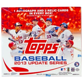 2013 Topps Update Baseball Jumbo Box