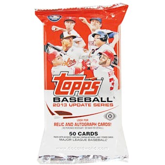 2013 Topps Update Baseball Jumbo Pack