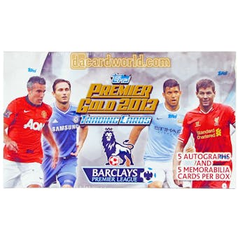 2013 Topps English Premier League Gold Soccer Hobby Box