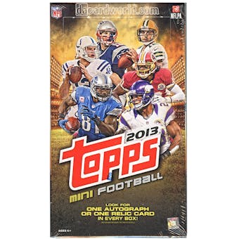 2013 Topps Mini Cards Football Hobby Box
