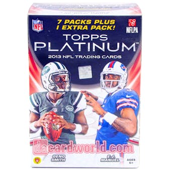 2013 Topps Platinum Football 8-Pack Box