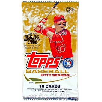 2013 Topps Series 2 Baseball Hobby Pack