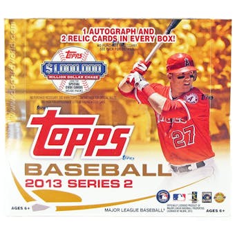 2013 Topps Series 2 Baseball Jumbo Box