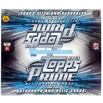 2013 Topps Prime Football Retail 24-Pack Box