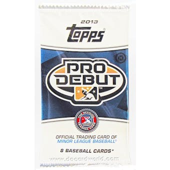 2013 Topps Pro Debut Baseball Hobby Pack