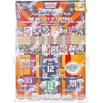 2014 TriStar Hidden Treasures Autographed 8x10 History Of Football Hobby Box (10 Packs)