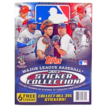 2013 Topps Baseball Hobby Sticker Album