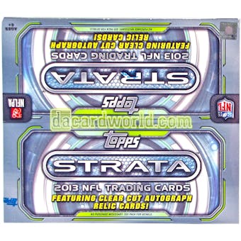 2013 Topps Strata Football Retail 24-Pack Box
