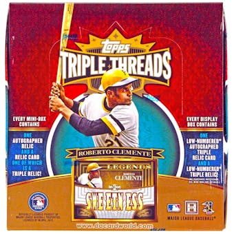 2013 Topps Triple Threads Baseball Hobby Box