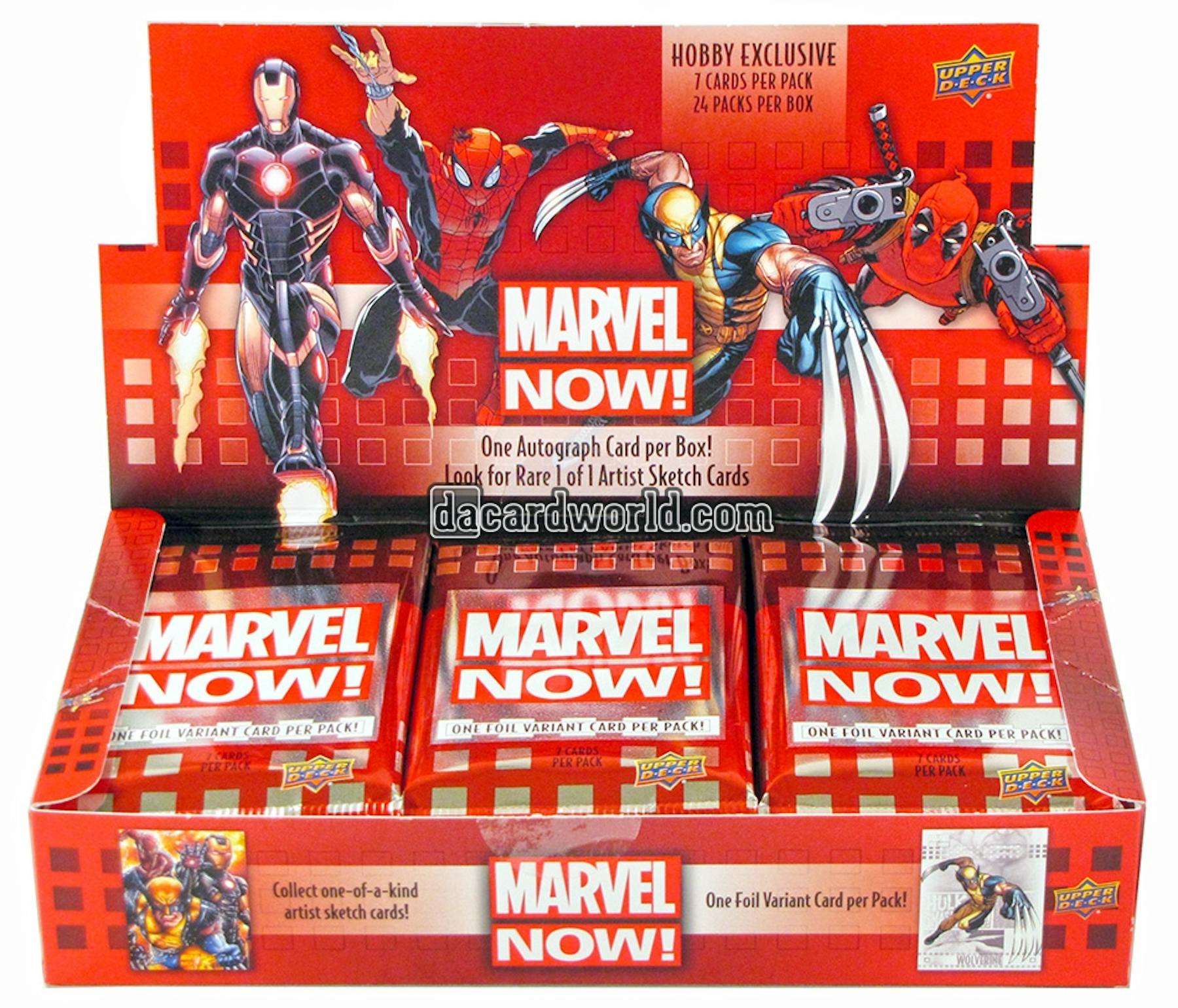 Marvel NOW! Trading Cards Hobby Box (Upper Deck 2014) - DA ...