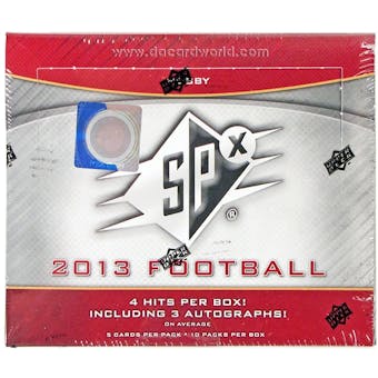 2013 Upper Deck SPx Football Hobby Box