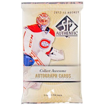 2012/13 Upper Deck SP Authentic Hockey Hobby Pack