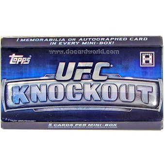 2013 Topps UFC Knockout Hobby Pack (Mini-Box)