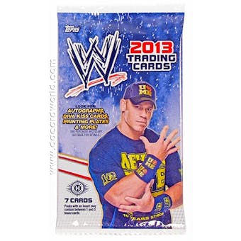 2013 Topps WWE Triple Threat Wrestling Hobby Pack