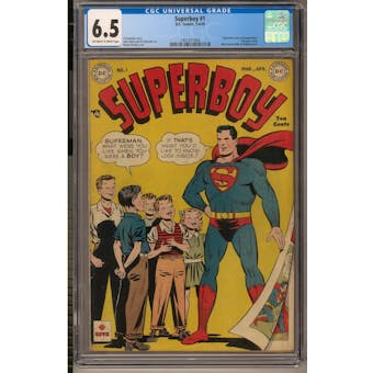 Superboy #1 CGC 6.5 (OW-W) *1401471004*
