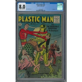 Plastic Man #54 CGC 8.0 (OW-W) *1402874008*