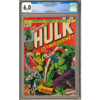 Incredible Hulk #181 CGC 6.0 (W) *1403034001*