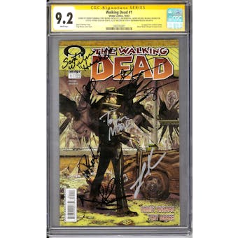 Walking Dead #1 CGC 9.2 Signature Series (W) *1403702001*