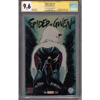 Spider-Gwen #1 Recalled Edition John Romita Signature Series CGC 9.6 (W) *1411013065