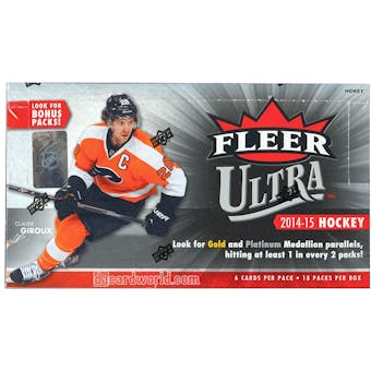 2014/15 Fleer Ultra Hockey Hobby Box (Reed Buy)