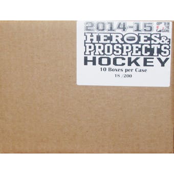 2014/15 Leaf ITG Heroes & Prospects Hockey Hobby 10-Box Case