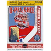 2014/15 Upper Deck O-Pee-Chee Hockey 14-Pack Box