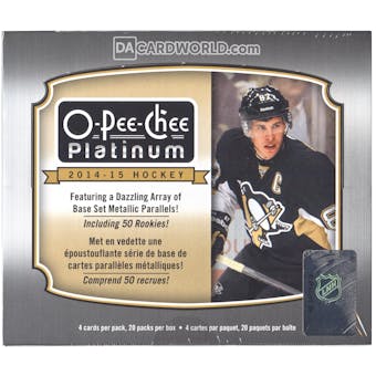 2014/15 Upper Deck O-Pee-Chee Platinum Hockey Hobby Box