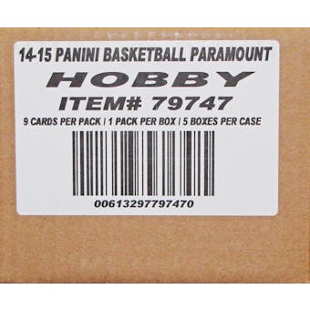 2014/15 Panini Paramount Basketball Hobby 5-Box Case