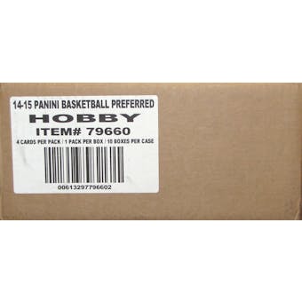 2014/15 Panini Preferred Basketball Hobby 10-Box Case