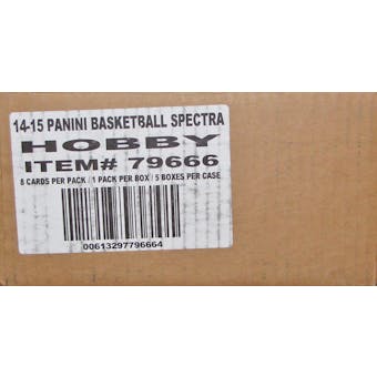 2014/15 Panini Spectra Basketball Hobby 5-Box Case