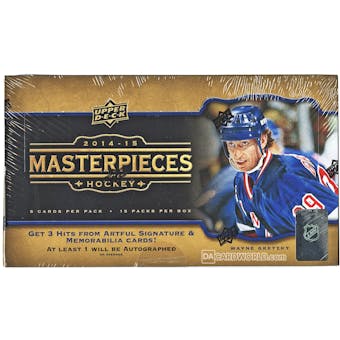 2014/15 Upper Deck Masterpieces Hockey 10-Box Hobby Case - DACW Live 30 Spot Random Team Break #2