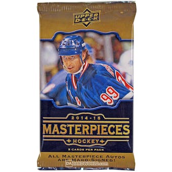 2014/15 Upper Deck Masterpieces Hockey Hobby Pack