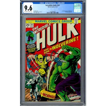 Incredible Hulk #181 CGC 9.6 (OW-W) *1416874009*