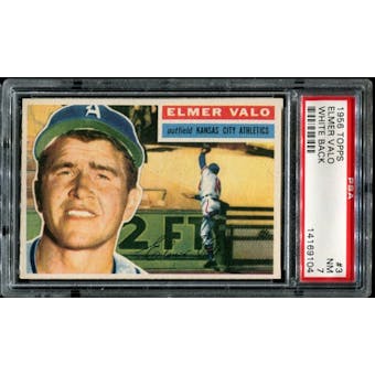 1956 Topps Baseball #3 Elmer Valo PSA 7 (NM) *9104