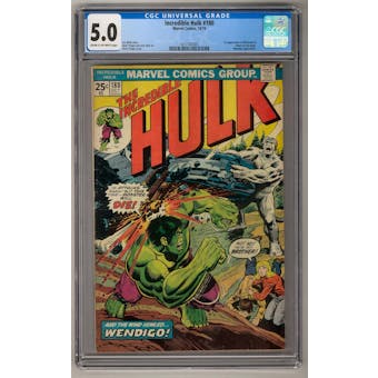 Incredible Hulk #180 CGC 5.0 (C-OW) *1417747001*