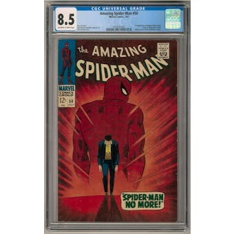 Amazing Spider-Man #50 CGC 8.5 (OW-W) *1418161002*