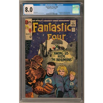 Fantastic Four #45 CGC 8.0 (OW-W) *1418161003*