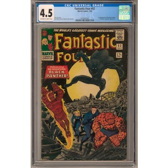 Fantastic Four #52 CGC 4.5 (OW-W) *1418161007*