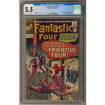 Fantastic Four #36 CGC 5.5 (OW-W) *1418189007*