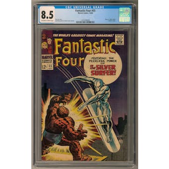 Fantastic Four #55 CGC 8.5 (OW-W) *1418189008*