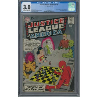 Justice League of America #1 CGC 3.0 (OW-W) *1418194011*