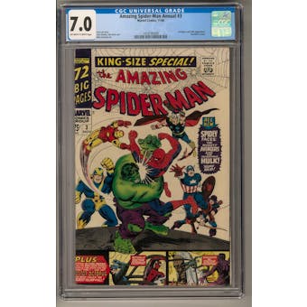 Amazing Spider-Man Annual #3 CGC 7.0 (OW-W) *1418195009*