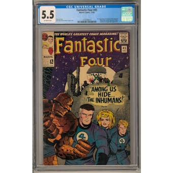Fantastic Four #45 CGC 5.5 (OW) *1418399010*