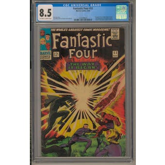 Fantastic Four #53 CGC 8.5 (OW-W) *1418399020*