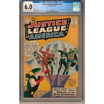 Justice League of America #4 CGC 6.0 (OW-W) *1419082005*