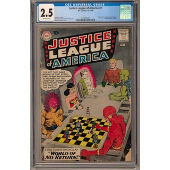 Justice League of America #1 CGC 2.5 (OW) *1419181001*