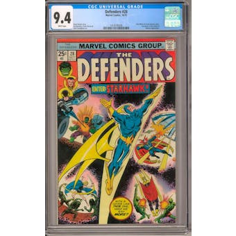 Defenders #28 CGC 9.4 (W) *1419195008*
