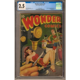 Wonder Comics #15 CGC 2.5 (C-OW) *1419195013*