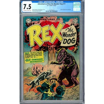 Adeventures of Rex the Wonder Dog #11 CGC 7.5 (OW-W) *1419195019*