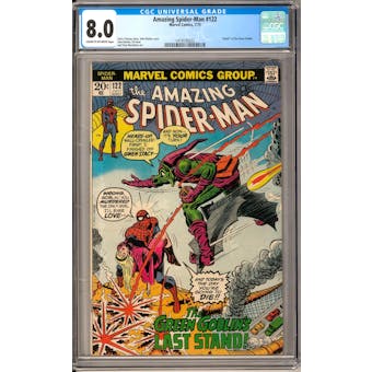 Amazing Spider-Man #122 CGC 8.0 (C-OW) *1419195022*